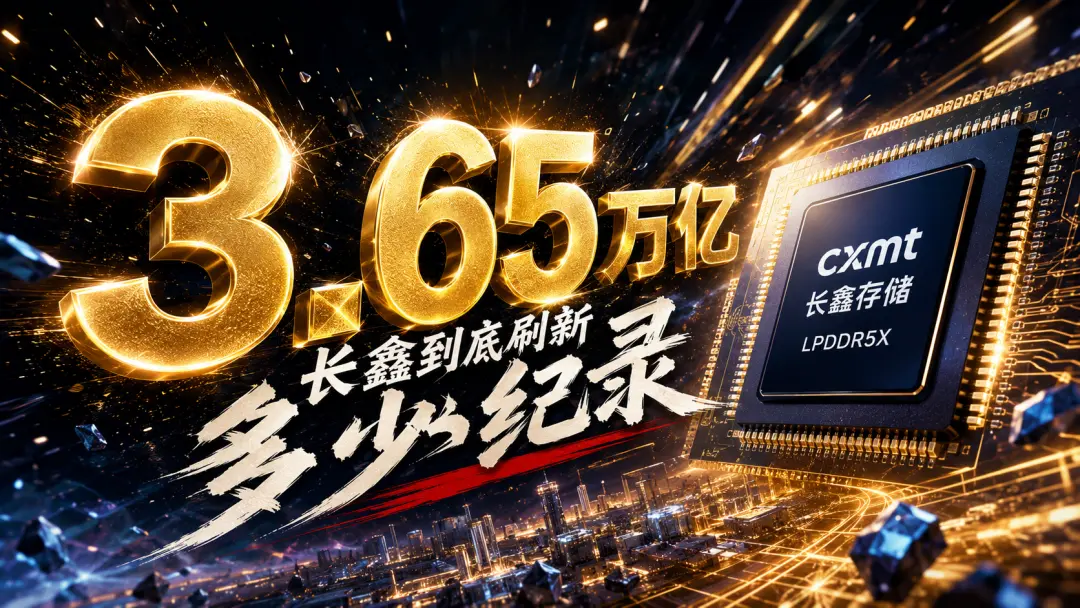 一文盘点，3.65万亿长鑫到底刷新多少纪录